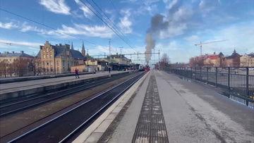 火车行驶视频,一段铁路旅程的视觉盛宴