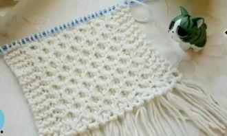 蜂窝针的织法视频,轻松掌握立体编织技巧