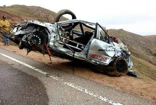 拉力赛车车祸视频,惊心动魄！拉力赛车车祸现场直击