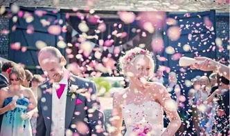 婚礼撒花瓣视频