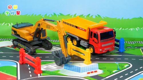 儿童玩具大货车视频,大货车玩具视频带你领略童年欢乐时光